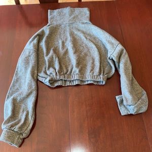 Turtleneck crop top
